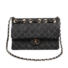シャネル CHANEL スパークリングデニムマトラッセ ハンドバッグ